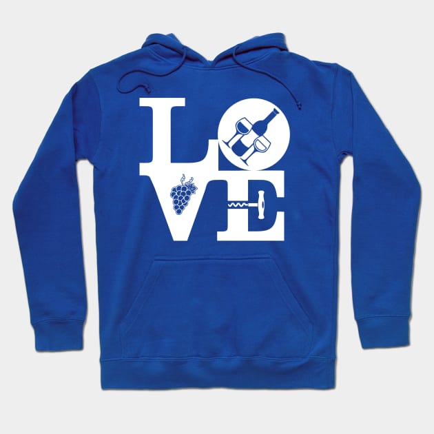 LOVE WINE Hoodie by rydrew